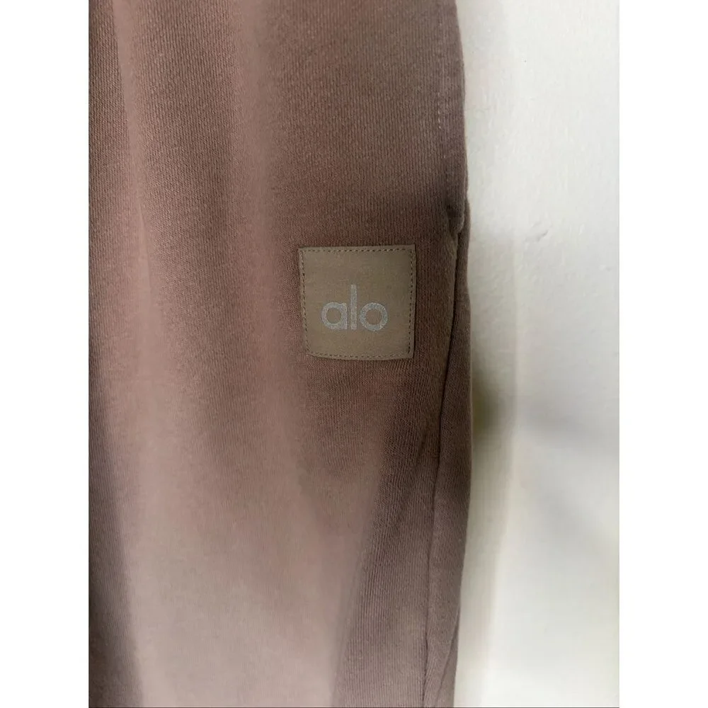 Alo Straight Leg Ombre Sweatpants | Brown in Small